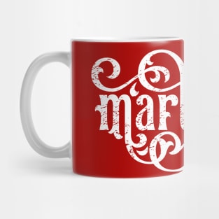 Maryland Retro Distressed Script Mug